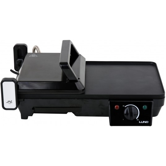 GRILL STOŁOWY EL. 2000W 2W1 40,5X25CM -zdjęcie numer 1