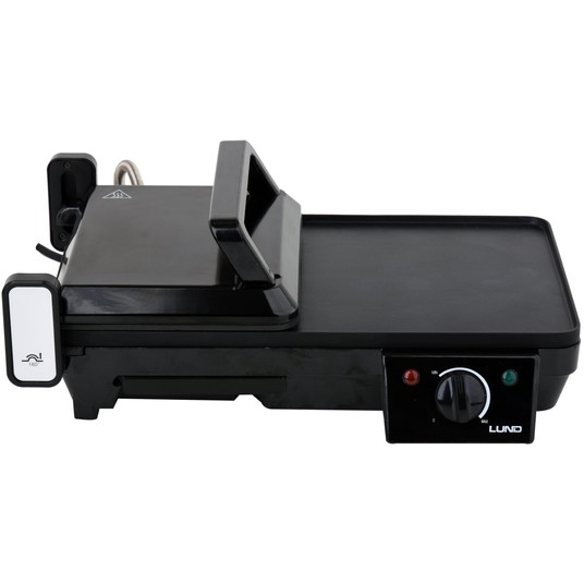 GRILL STOŁOWY EL. 2000W 2W1 40,5X25CM -zdjęcie numer 1