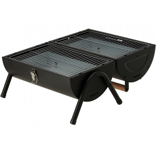 GRILL WĘGL.PRZENOŚNY 2 X RUSZT 34X21CM -zdjęcie numer 5