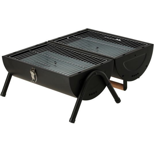 GRILL WĘGL.PRZENOŚNY 2 X RUSZT 34X21CM -zdjęcie numer 5