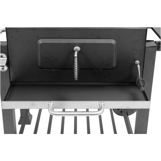 GRILL WĘGLOWY DELUXE RUSZT 57X37CM -zdjęcie numer 5