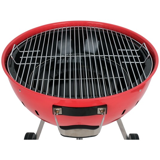 GRILL WĘGLOWY OKRĄGŁY 54CM CZERWONY -zdjęcie numer 13