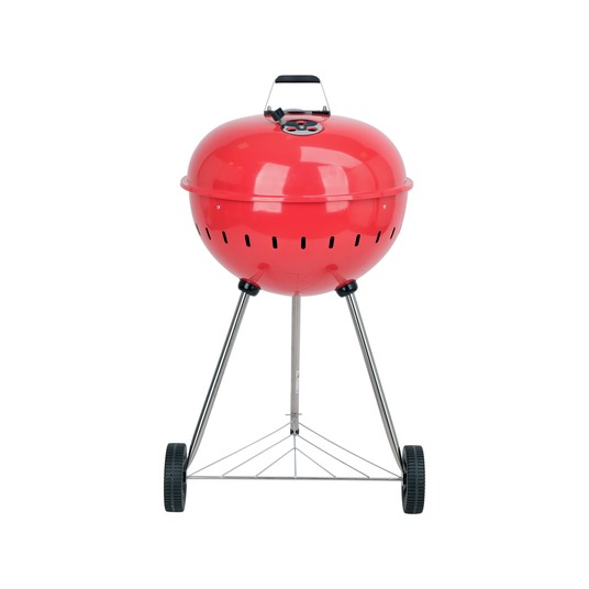 GRILL WĘGLOWY OKRĄGŁY 54CM CZERWONY -zdjęcie numer 8