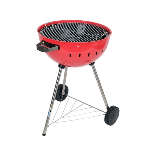GRILL WĘGLOWY OKRĄGŁY 54CM CZERWONY -zdjęcie numer 10