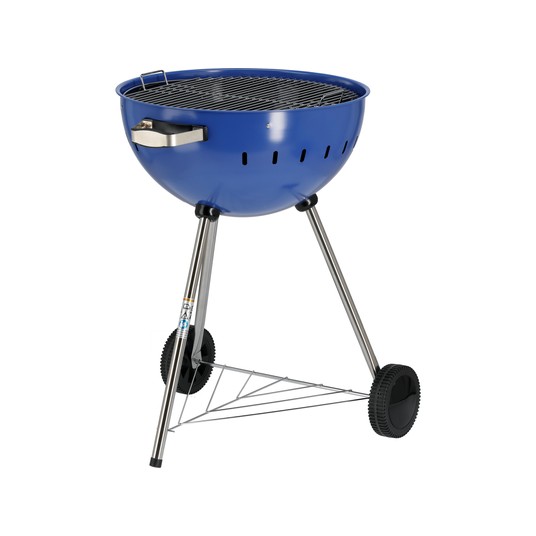 GRILL WĘGLOWY OKRĄGŁY 54CM NIEBIESKI -zdjęcie numer 10