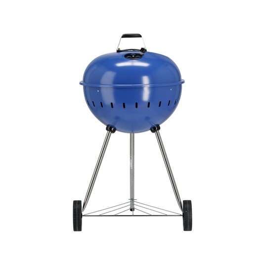 GRILL WĘGLOWY OKRĄGŁY 54CM NIEBIESKI -zdjęcie numer 8