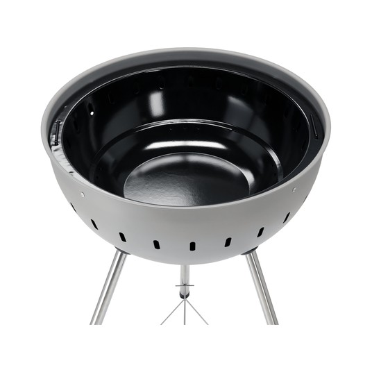 GRILL WĘGLOWY OKRĄGŁY 54CM SZARY -zdjęcie numer 3