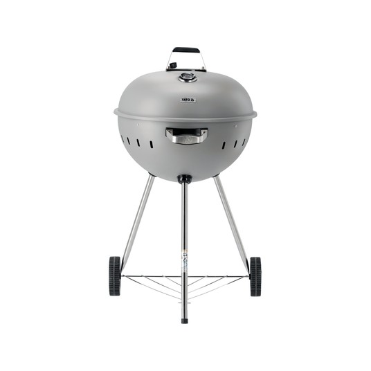 GRILL WĘGLOWY OKRĄGŁY 54CM SZARY -zdjęcie numer 1