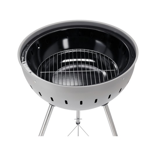GRILL WĘGLOWY OKRĄGŁY 54CM SZARY -zdjęcie numer 2