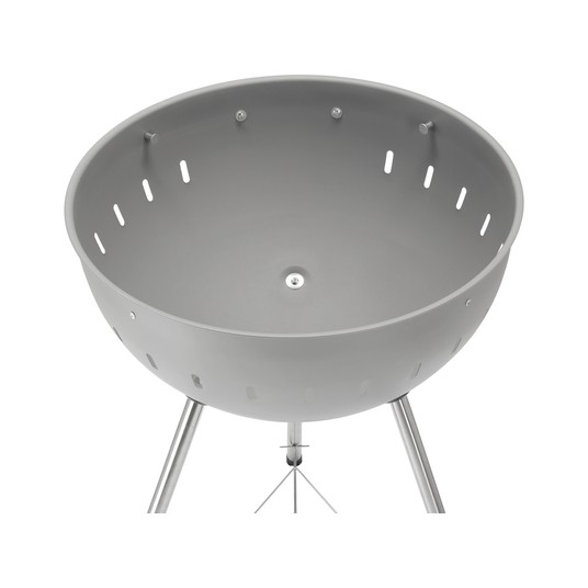 GRILL WĘGLOWY OKRĄGŁY 54CM SZARY -zdjęcie numer 4