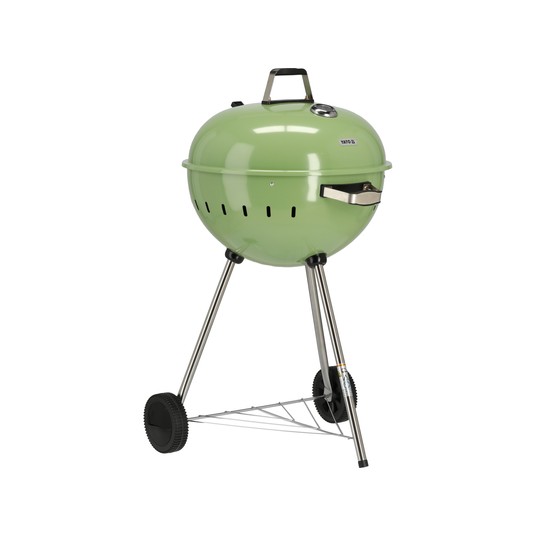 GRILL WĘGLOWY OKRĄGŁY 54CM ZIELONY -zdjęcie numer 7