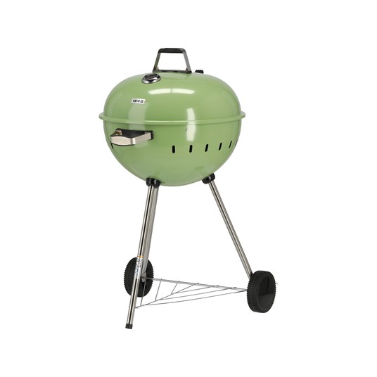 GRILL WĘGLOWY OKRĄGŁY 54CM ZIELONY -zdjęcie numer 6