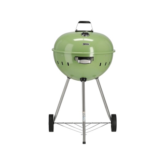 GRILL WĘGLOWY OKRĄGŁY 54CM ZIELONY -zdjęcie numer 1