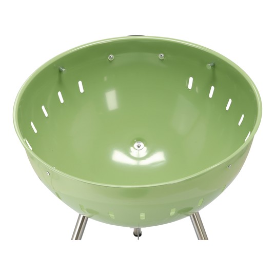 GRILL WĘGLOWY OKRĄGŁY 54CM ZIELONY -zdjęcie numer 4