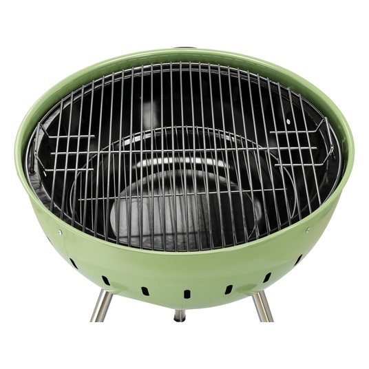 GRILL WĘGLOWY OKRĄGŁY 54CM ZIELONY -zdjęcie numer 13