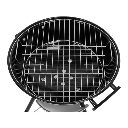 GRILL WĘGLOWY OKRĄGŁY Z POKRYWĄ 41CM -zdjęcie numer 4