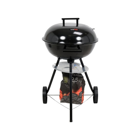 GRILL WĘGLOWY OKRĄGŁY Z POKRYWĄ 41CM -zdjęcie numer 7