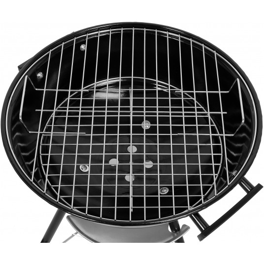 GRILL WĘGLOWY OKRĄGŁY Z POKRYWĄ 41CM -zdjęcie numer 4