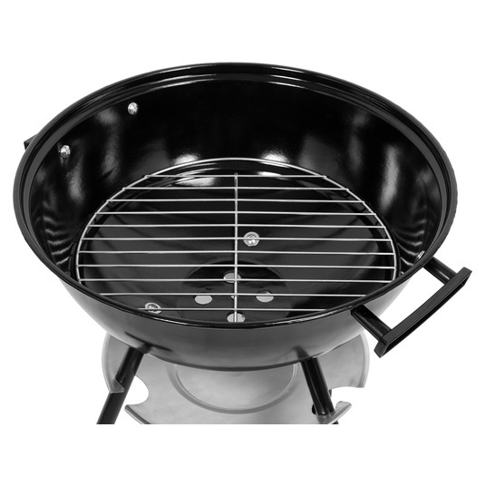 GRILL WĘGLOWY OKRĄGŁY Z POKRYWĄ 41CM -zdjęcie numer 5