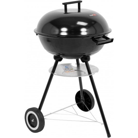 GRILL WĘGLOWY OKRĄGŁY Z POKRYWĄ 41CM -zdjęcie numer 2
