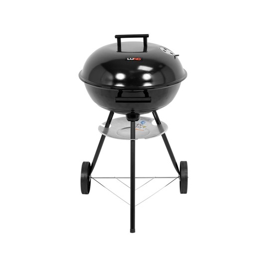 GRILL WĘGLOWY OKRĄGŁY Z POKRYWĄ 41CM -zdjęcie numer 1