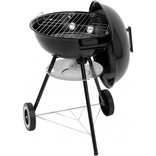 GRILL WĘGLOWY OKRĄGŁY Z POKRYWĄ 41CM -zdjęcie numer 3