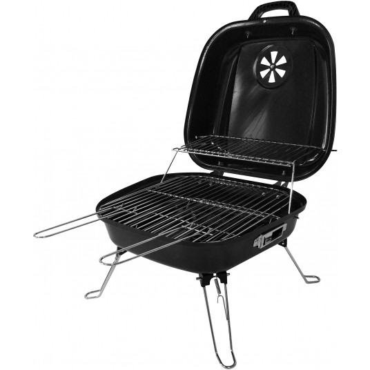 GRILL WĘGLOWY PRZENOŚNY 33 X 35,5CM -zdjęcie numer 1
