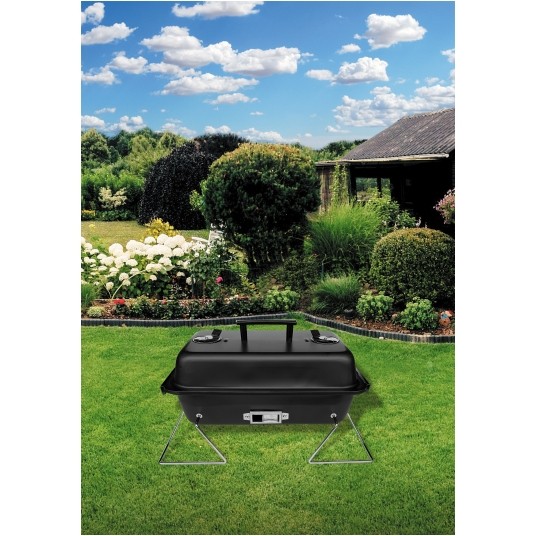 GRILL WĘGLOWY PRZENOŚNY 41 X 26CM -zdjęcie numer 5