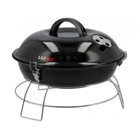 GRILL WĘGLOWY PRZENOŚNY, RUSZT 36CM -zdjęcie numer 1