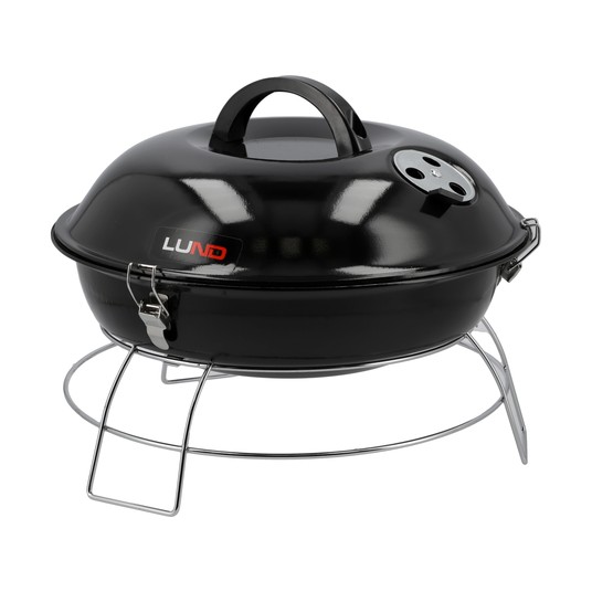 GRILL WĘGLOWY PRZENOŚNY, RUSZT 36CM -zdjęcie numer 1