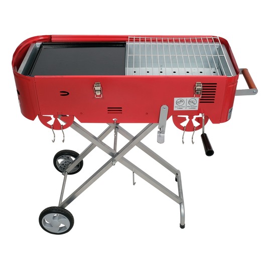 GRILL WĘGLOWY SKŁADANY 70 X 29,5CM -zdjęcie numer 3