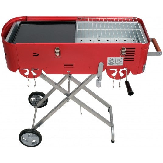 GRILL WĘGLOWY SKŁADANY 70 X 29,5CM -zdjęcie numer 10