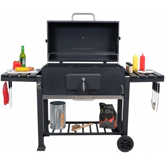 GRILL WĘGLOWY XXL ŻELIWN RUSZT 78X42.5CM -zdjęcie numer 12