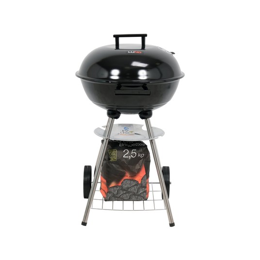 GRILL WĘGLOWY Z POKROWCEM, RUSZT 41CM -zdjęcie numer 2