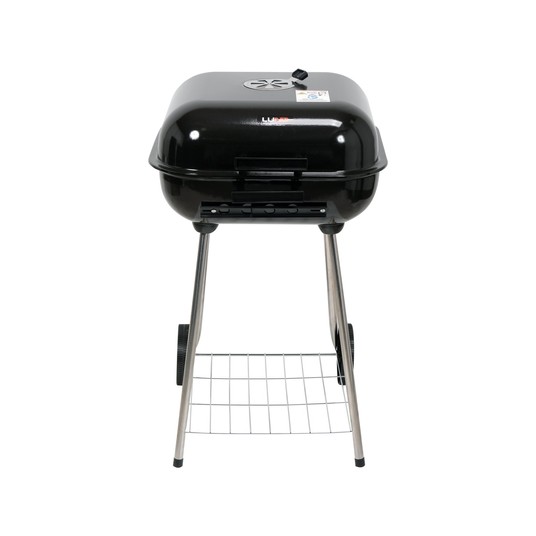 GRILL WĘGLOWY Z POKRYWĄ, RUSZT 45X40CM -zdjęcie numer 2