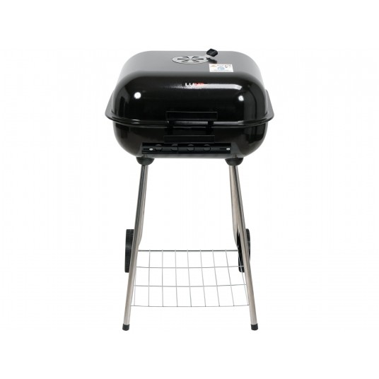 GRILL WĘGLOWY Z POKRYWĄ, RUSZT 45X40CM -zdjęcie numer 2