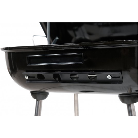 GRILL WĘGLOWY Z POKRYWĄ, RUSZT 45X40CM -zdjęcie numer 4