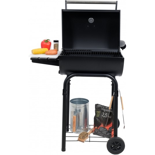 GRILL WĘGLOWY Z POKRYWĄ, RUSZT 47X34CM -zdjęcie numer 10