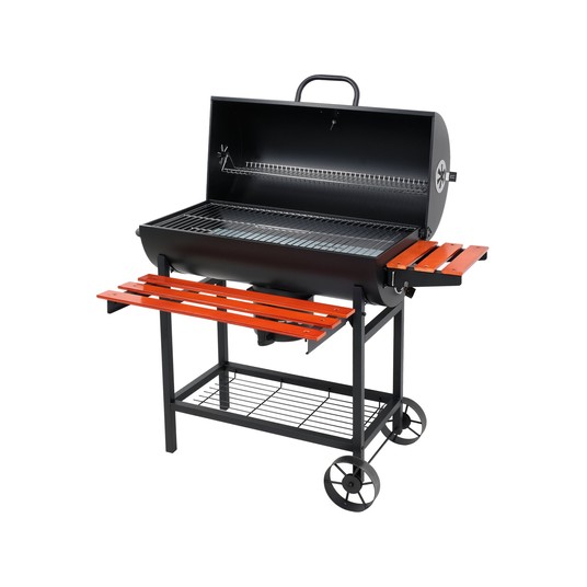 GRILL WĘGLOWY Z POKRYWĄ, RUSZT 71X34,5CM -zdjęcie numer 1