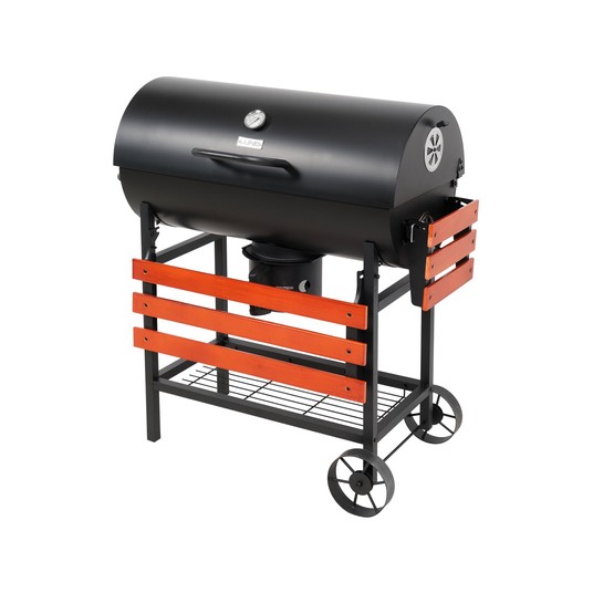 GRILL WĘGLOWY Z POKRYWĄ, RUSZT 71X34,5CM -zdjęcie numer 8