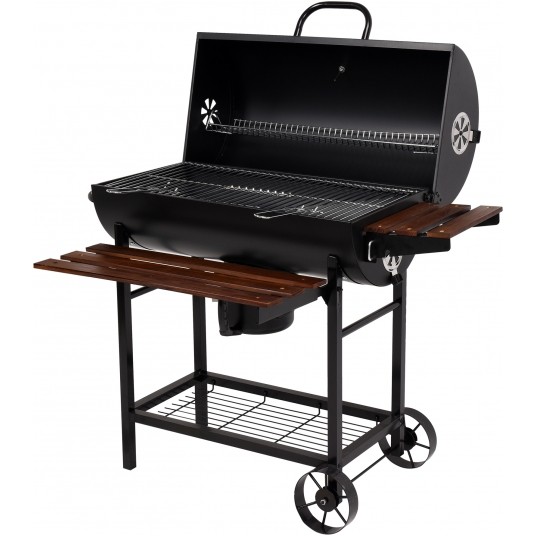 GRILL WĘGLOWY Z POKRYWĄ, RUSZT 71X34,5CM -zdjęcie numer 2