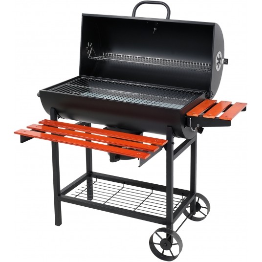 GRILL WĘGLOWY Z POKRYWĄ, RUSZT 71X34,5CM -zdjęcie numer 1