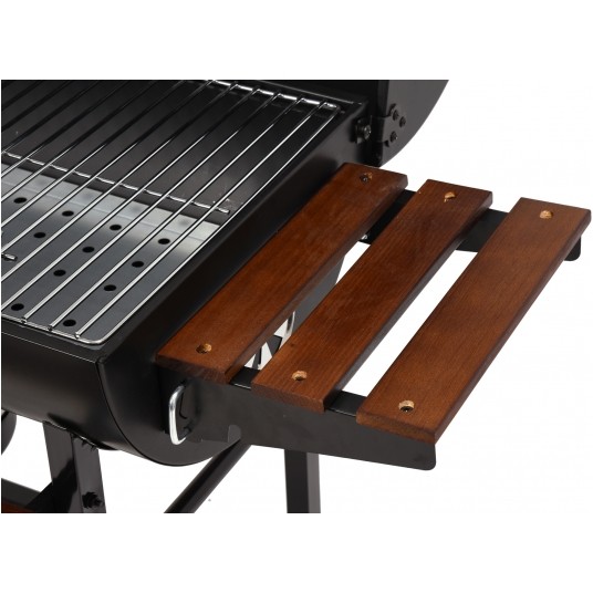 GRILL WĘGLOWY Z POKRYWĄ, RUSZT 71X34,5CM -zdjęcie numer 4