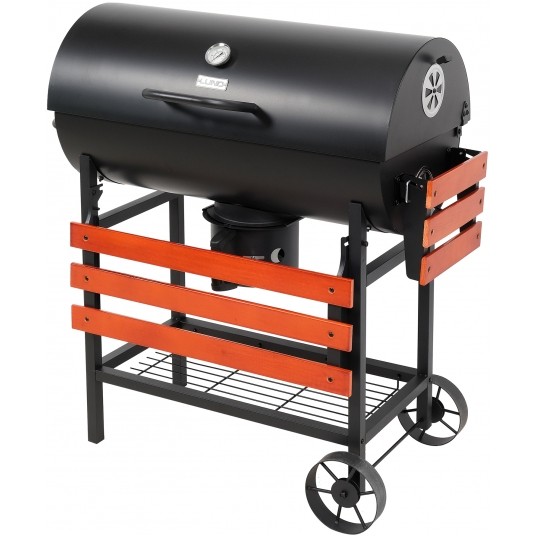 GRILL WĘGLOWY Z POKRYWĄ, RUSZT 71X34,5CM -zdjęcie numer 4