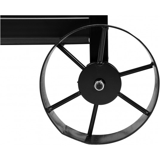 GRILL WĘGLOWY Z POKRYWĄ, RUSZT 71X34,5CM -zdjęcie numer 8