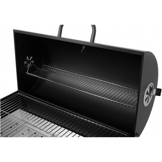 GRILL WĘGLOWY Z POKRYWĄ, RUSZT 71X34,5CM -zdjęcie numer 6