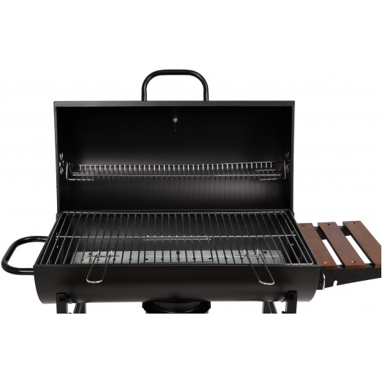 GRILL WĘGLOWY Z POKRYWĄ, RUSZT 71X34,5CM -zdjęcie numer 3