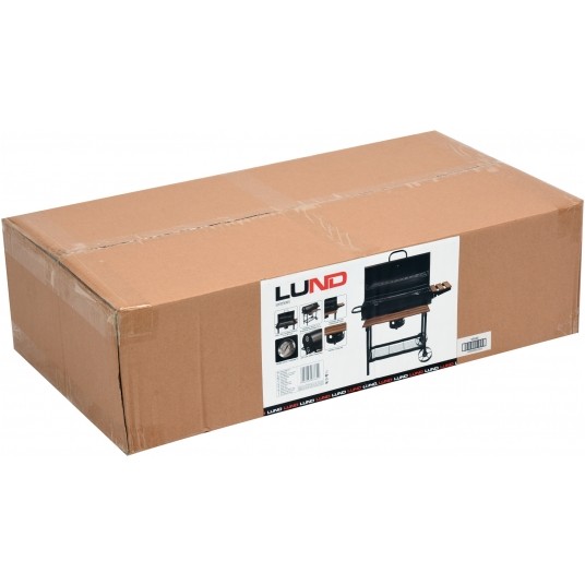 GRILL WĘGLOWY Z POKRYWĄ, RUSZT 71X34,5CM -zdjęcie numer 9