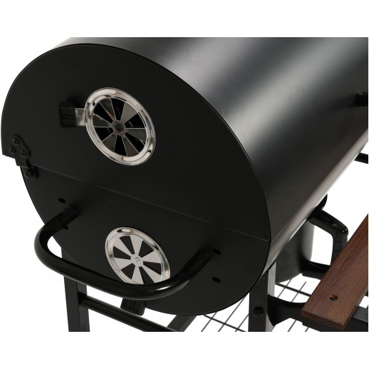 GRILL WĘGLOWY Z POKRYWĄ, RUSZT 71X34,5CM -zdjęcie numer 7