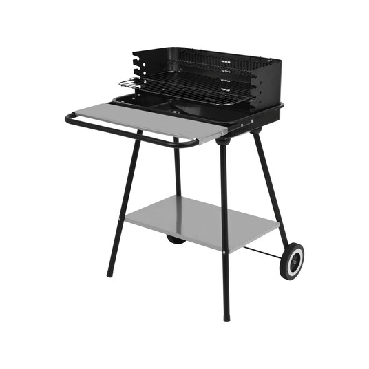 GRILL WĘGLOWY Z PÓŁKĄ PRZEDNIĄ 54X35CM -zdjęcie numer 1